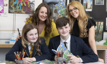 Talented schoolgirl artist brings her author mum’s characters to life