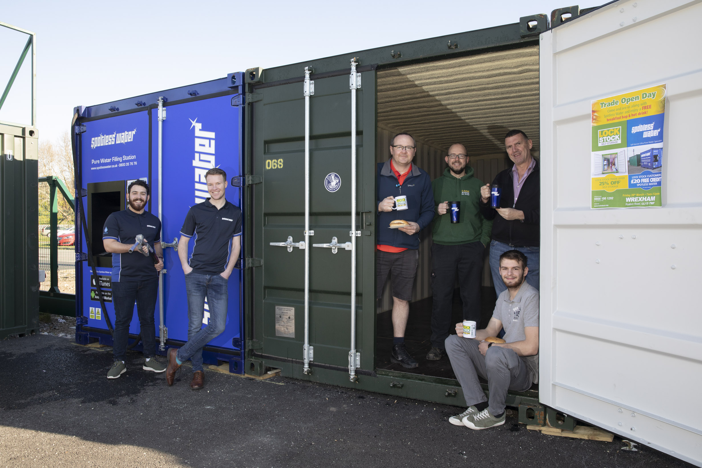 No spots on them as clean water company celebrates Wrexham opening