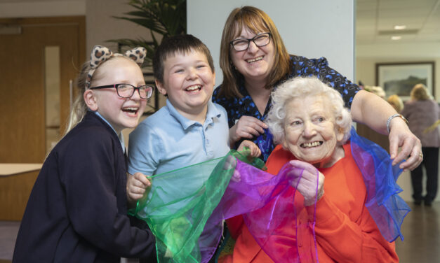 Nan, 95, joins Strictly-inspired classes with young dancers