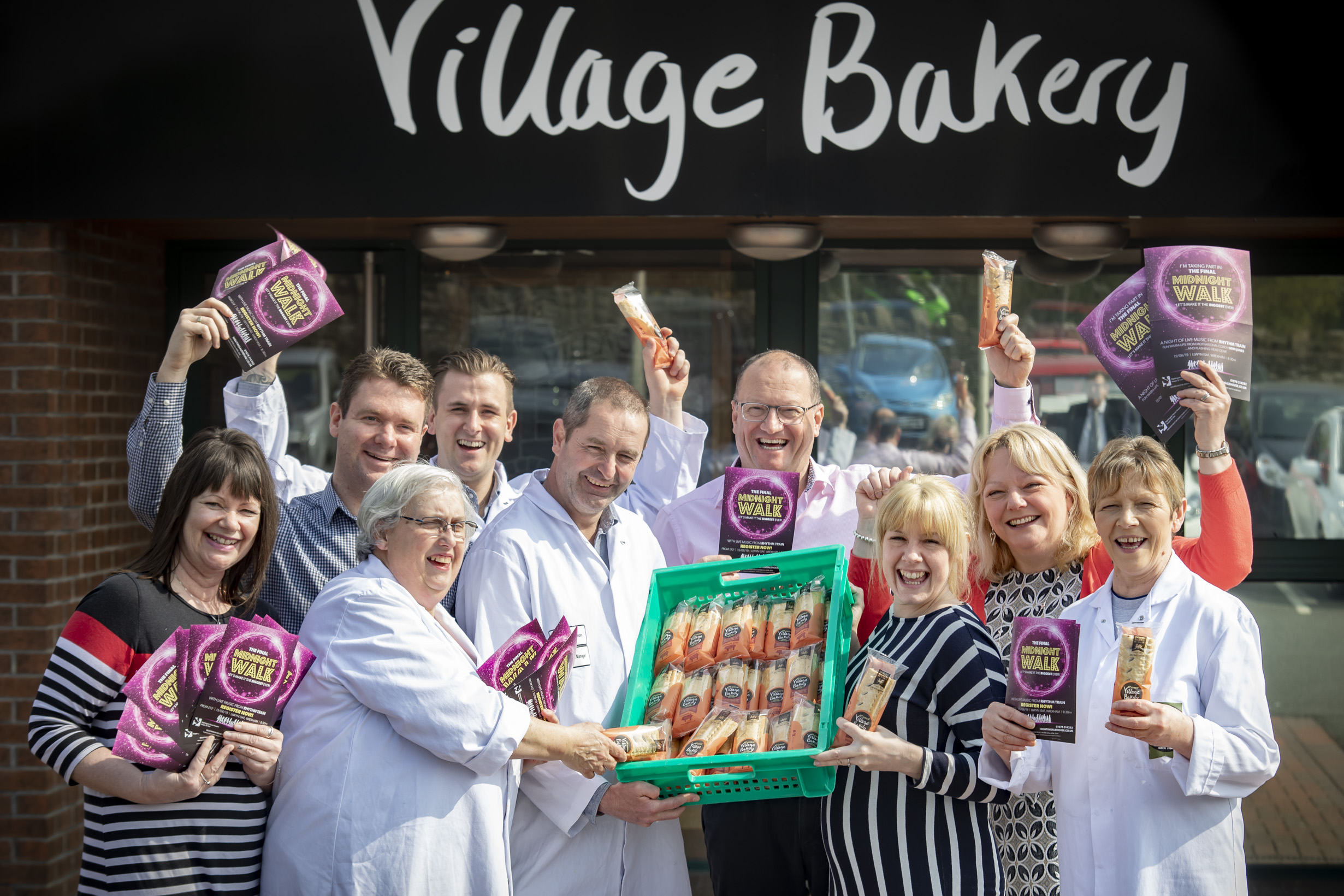 Sausage roll power to help charity walk break through £1m barrier