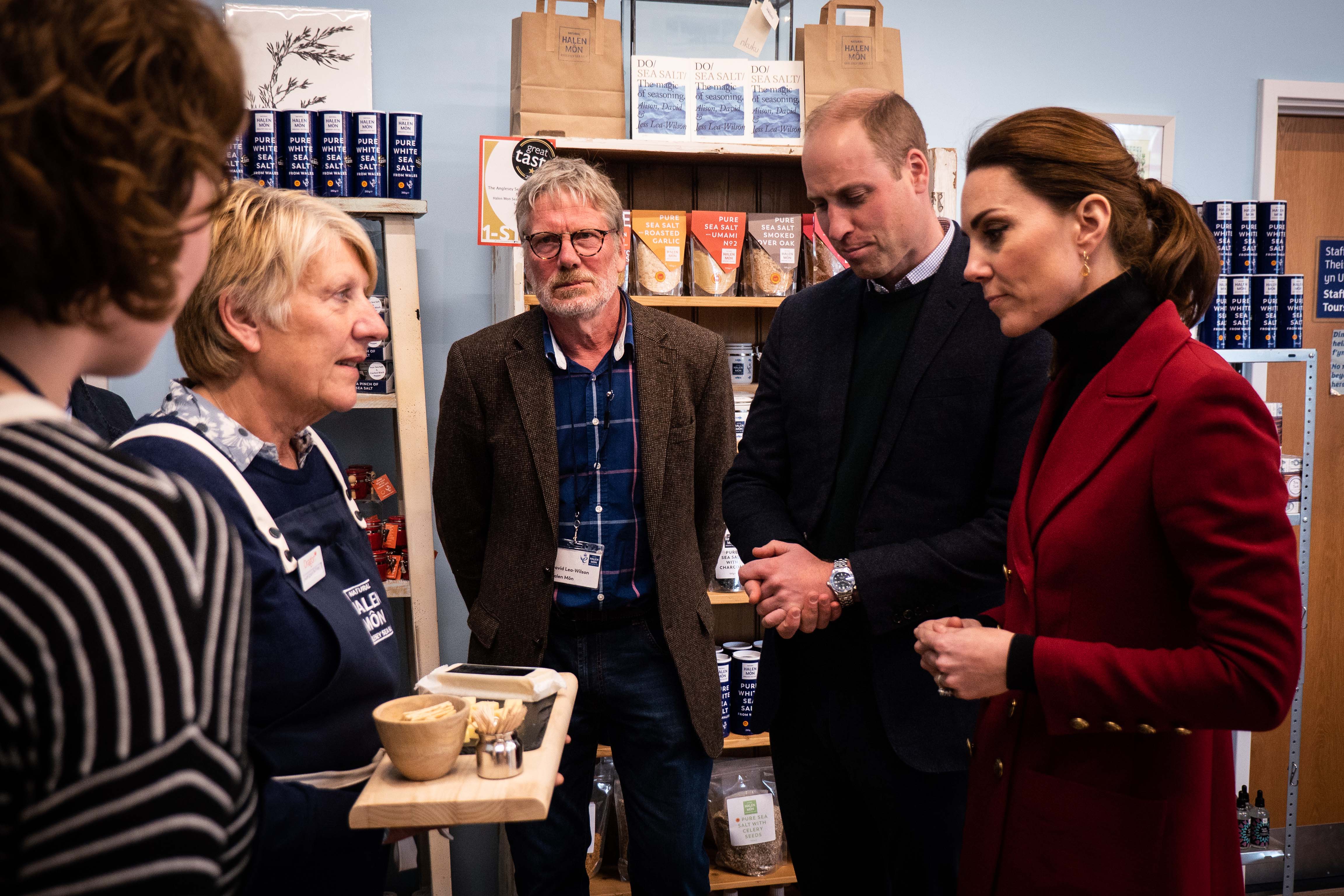 Duke and Duchess of Cambridge get a taste of North Wales’ finest on visit to former home island of Anglesey