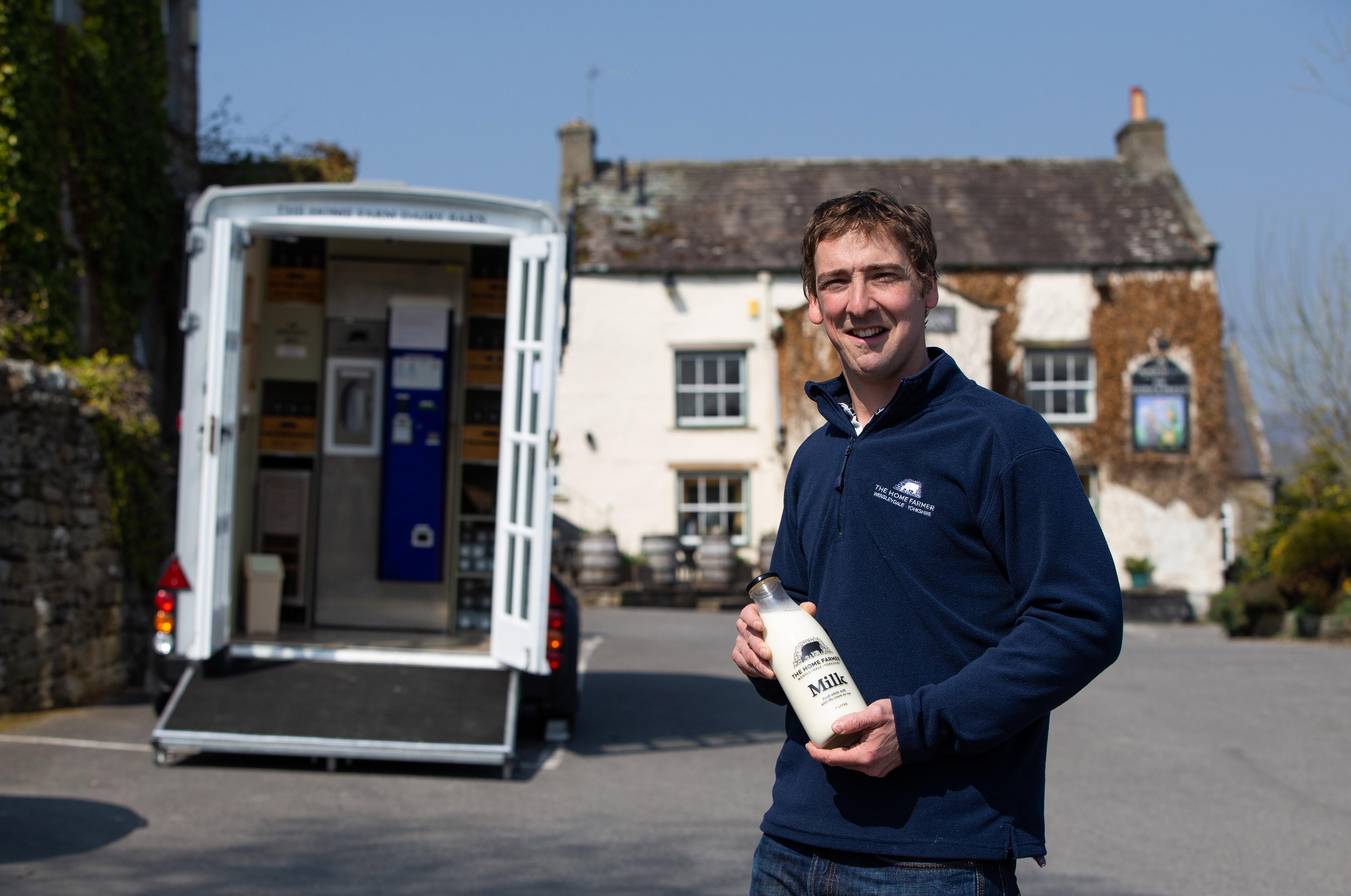 Horsebox converted into UK’s first mobile milk vending machine
