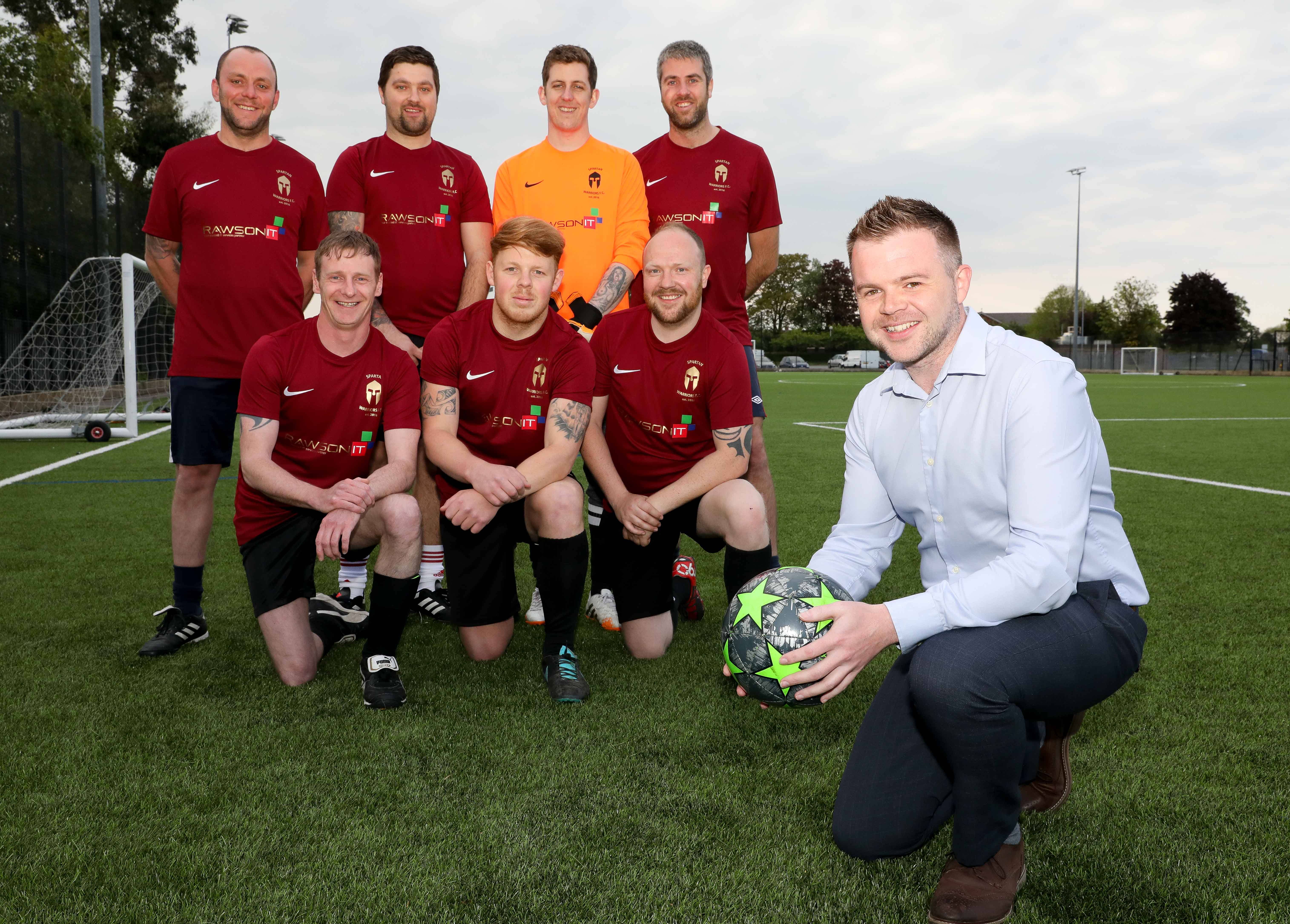 New strip for football dads chasing title win thanks to Wrexham IT firm