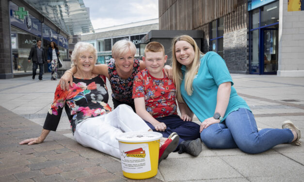 Wrexham youngster with rare condition which means he loves to smile and laugh helps to champion summer events raising money for charity which help his family