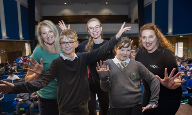 Schoolchildren hit the high notes with top US opera soprano at one-day workshop