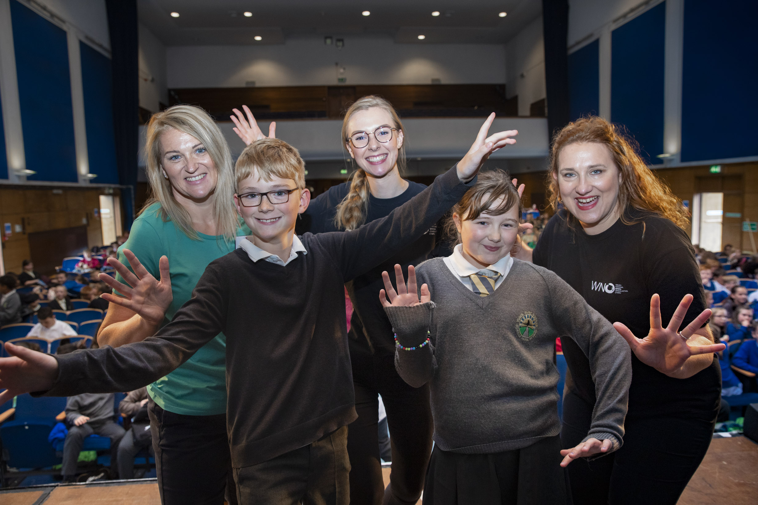 Schoolchildren hit the high notes with top US opera soprano at one-day workshop