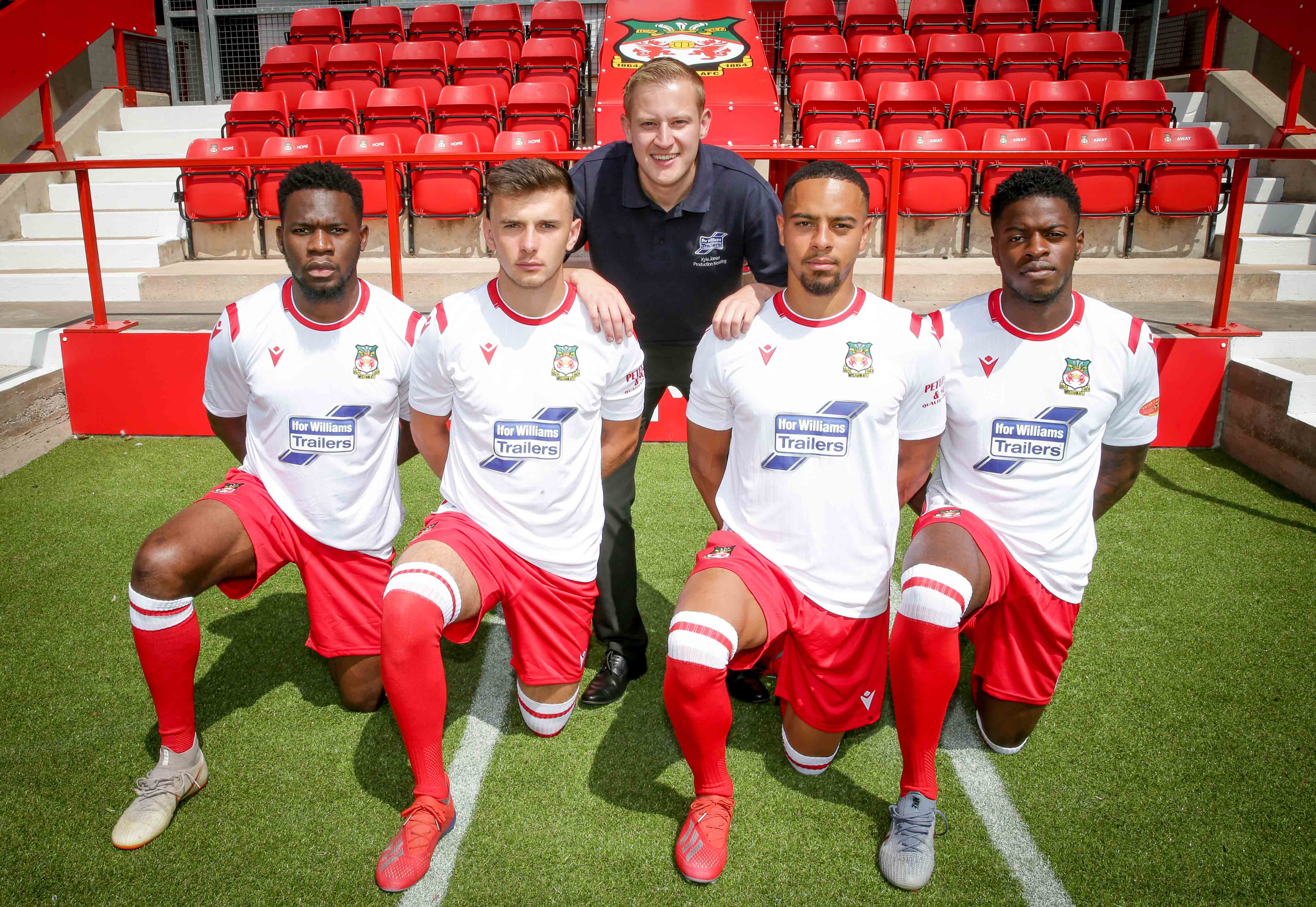 Wrexham fan Kyle in seventh heaven after being chosen to launch away kit