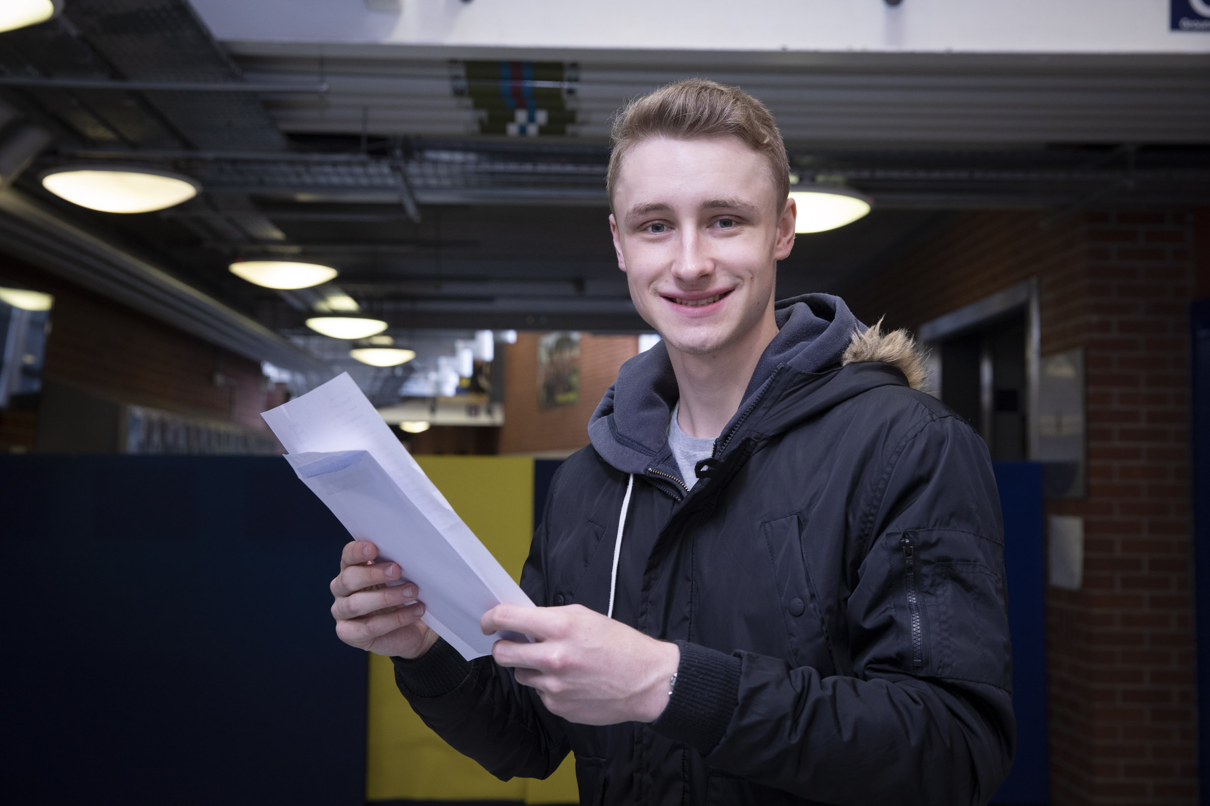 Great A level day for Ysgol John Bright as Cambridge-bound Ellis leads way