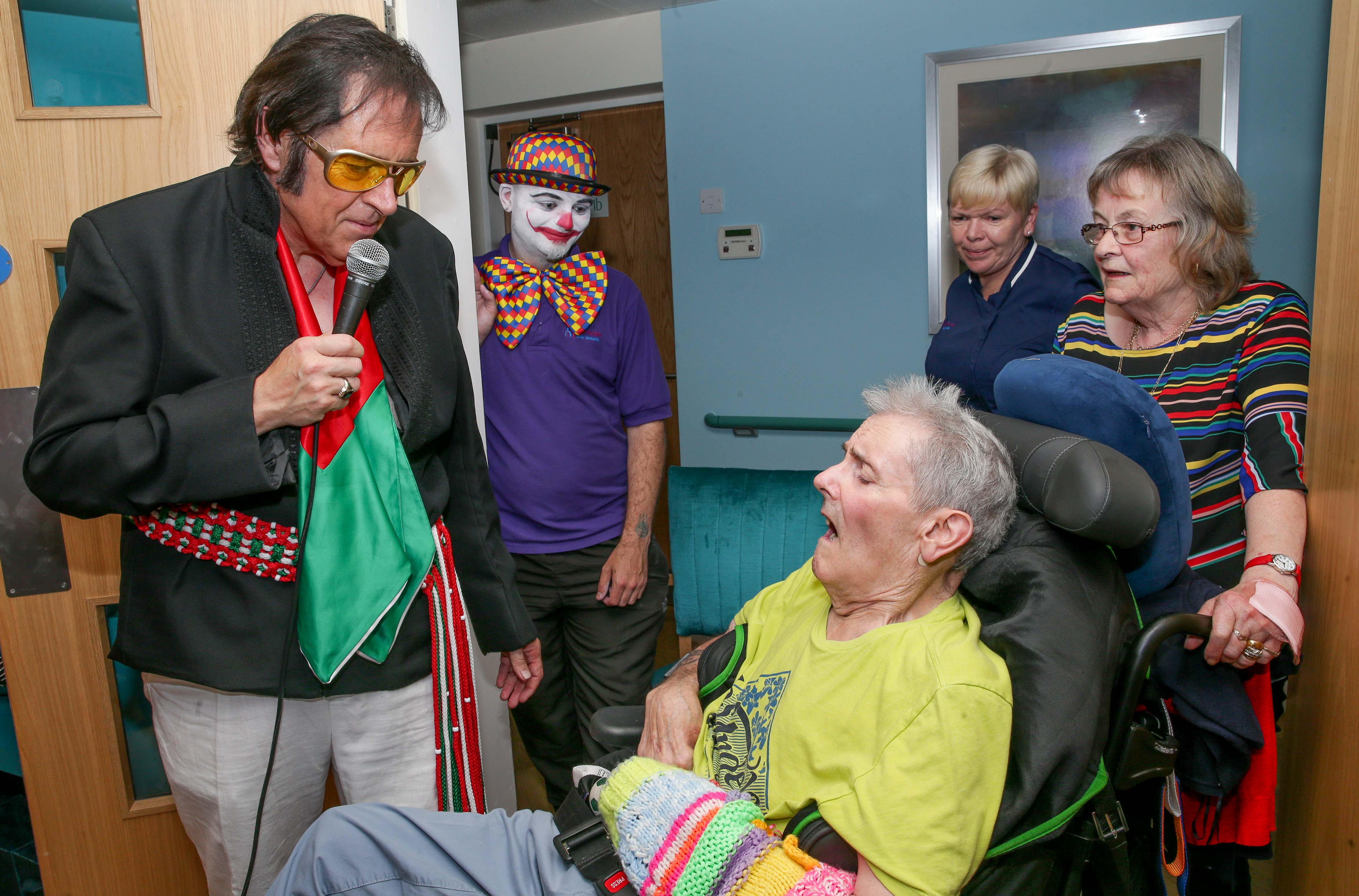 Welsh Elvis was in the building to sing happy birthday to Ivan