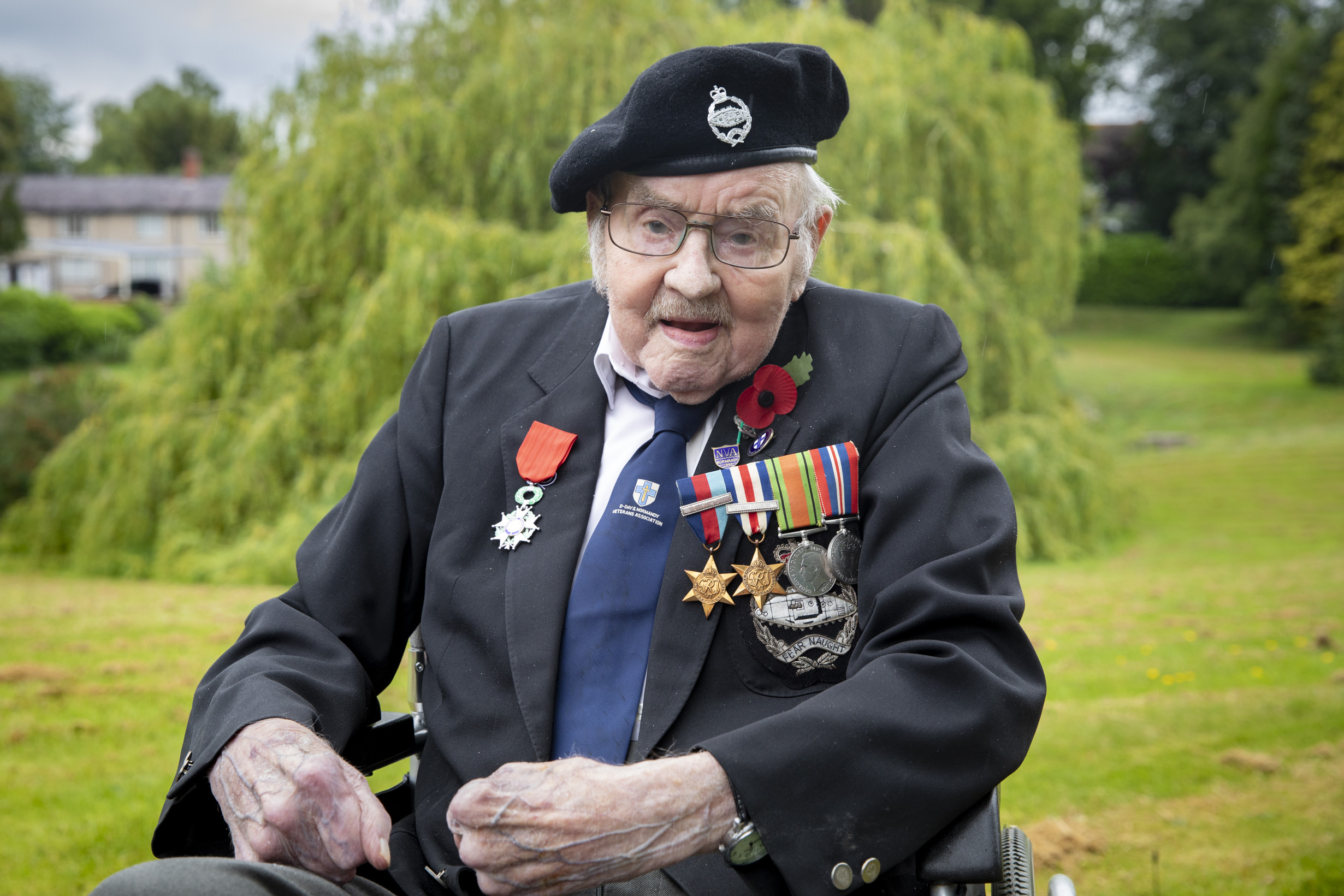 Tributes to D-Day hero Dennis, 95