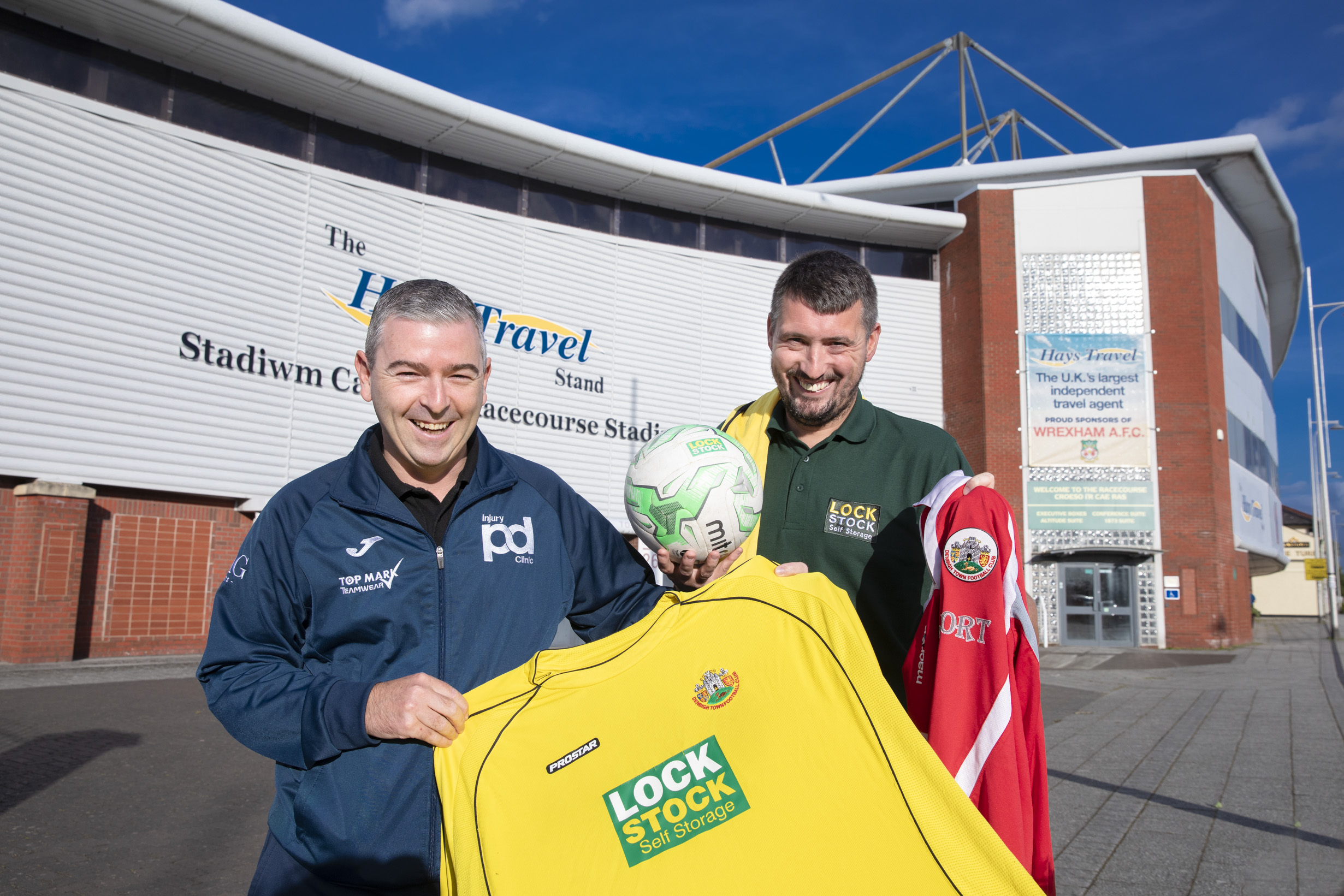 Racecourse Legends pitch in at Denbigh to help African footballers