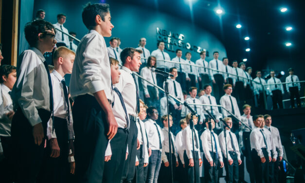 Birthday performance by pioneering young choir