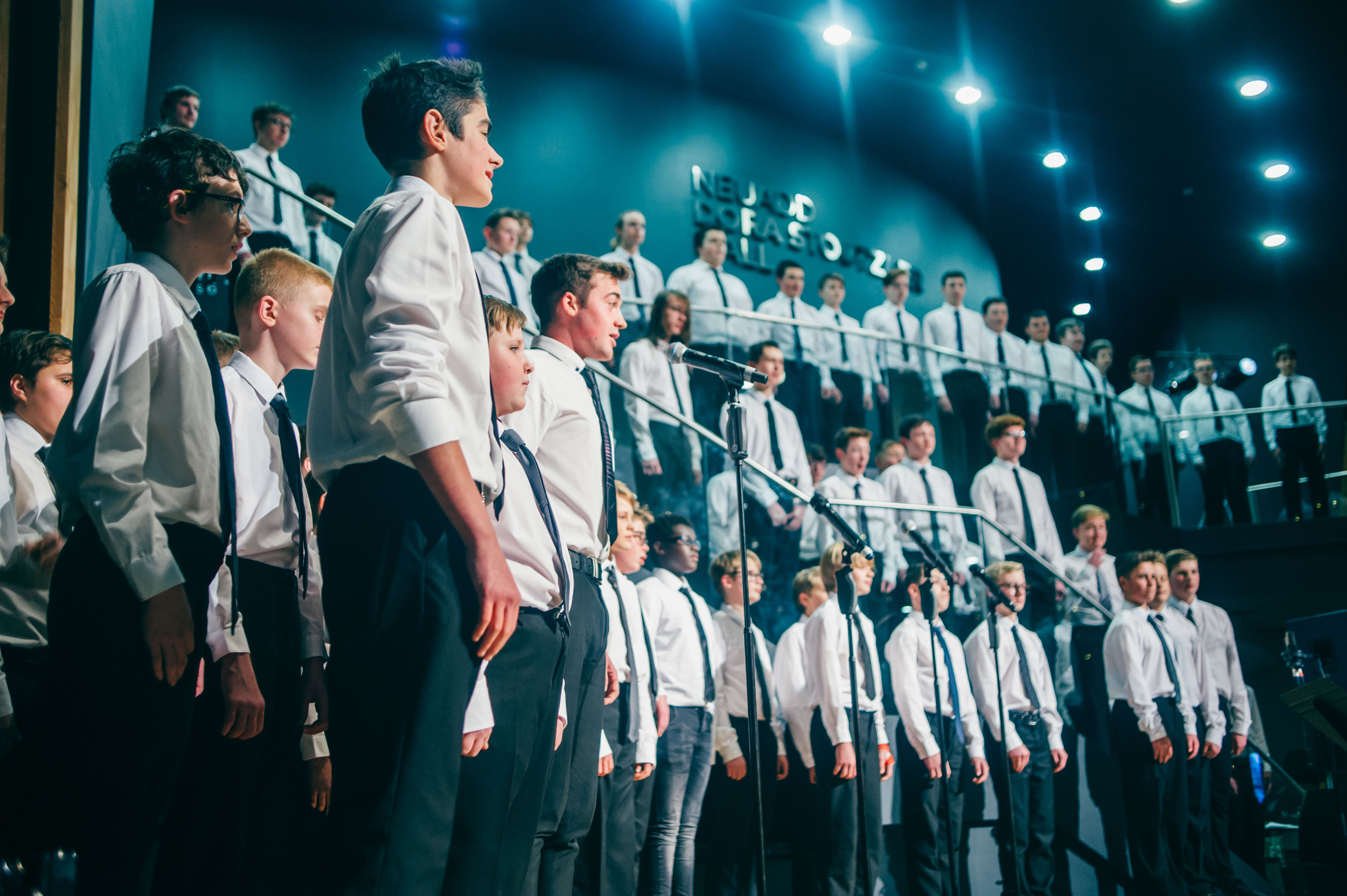 Birthday performance by pioneering young choir