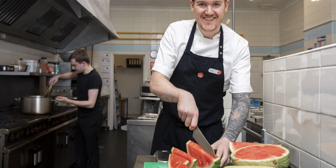 Chef who dumped construction to build a career in caring is in the running for a major award