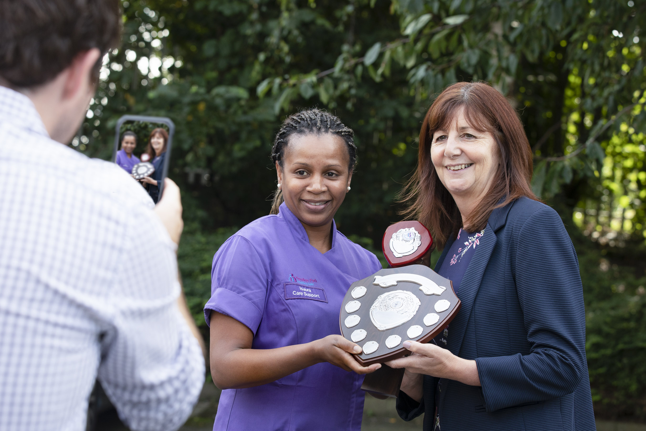 Dedicated Isuara cleans up with care home award