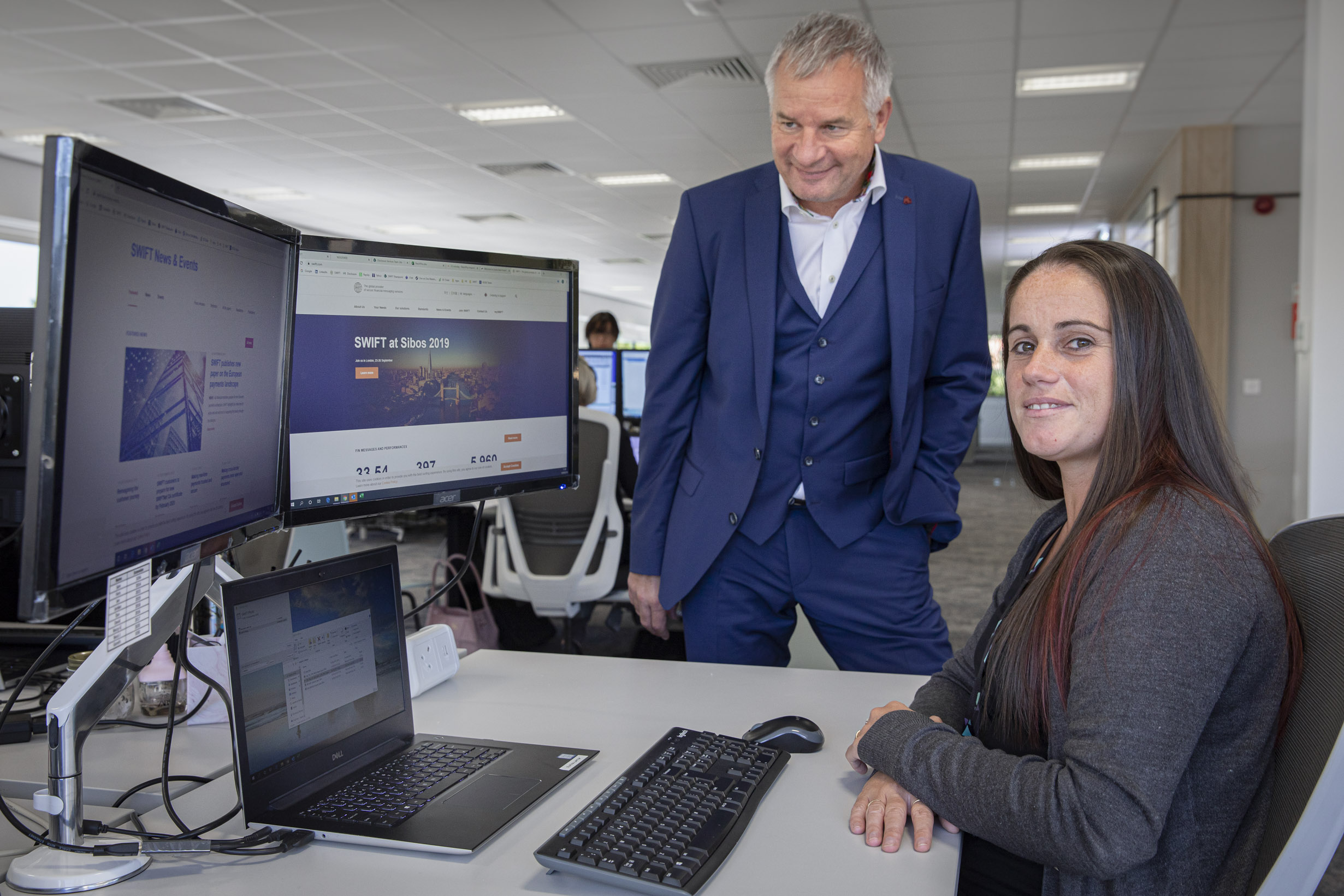 High tech Wrexham firm clinches contract with world leader in financial messaging  With pic