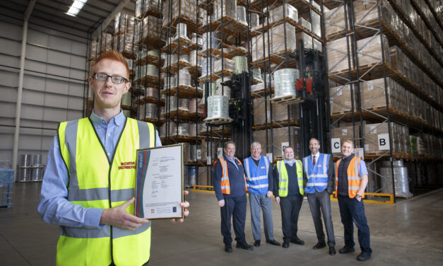 Top AA storage and distribution grading for Wrexham distribution firm