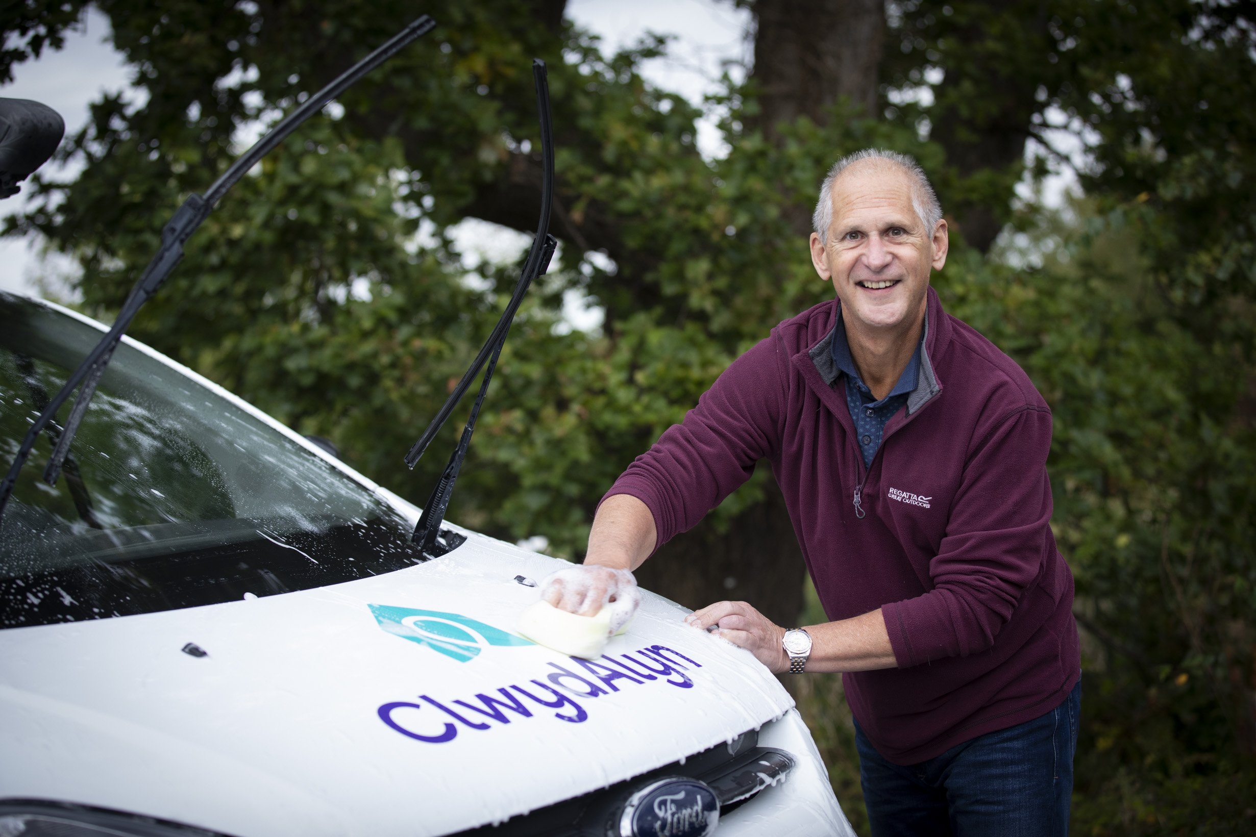 Energetic housing boss in a lather for charity