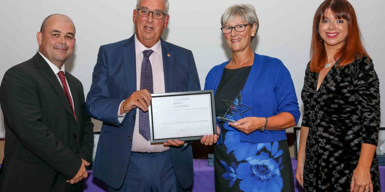 Award for dedicated Alison for her support for domestic abuse survivors