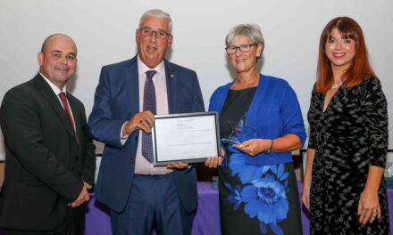 Award for dedicated Alison for her support for domestic abuse survivors