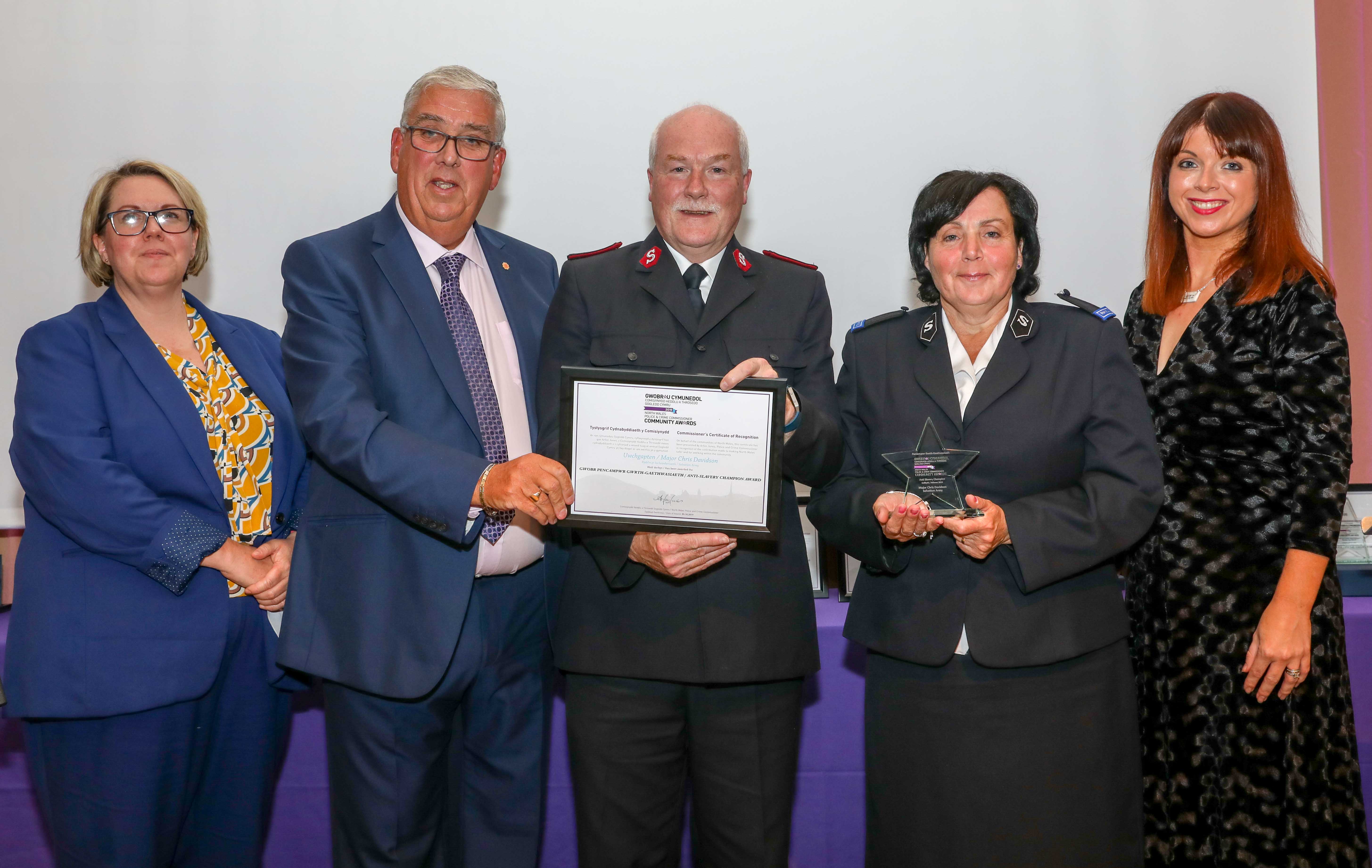 Salvation Army major hailed as Anti-Slavery Champion