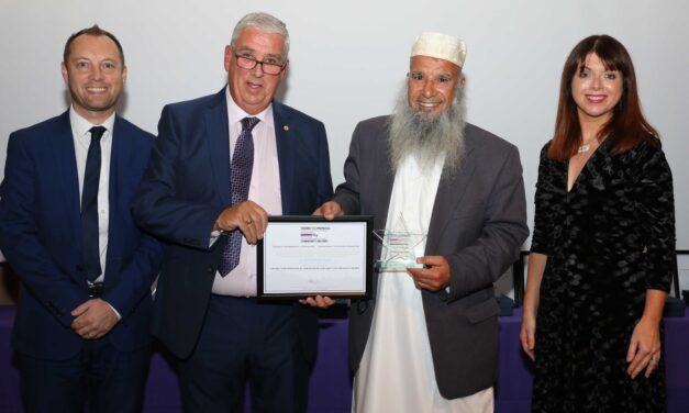 Mosque leader wins top honour for reducing fear in wake of bomb attack