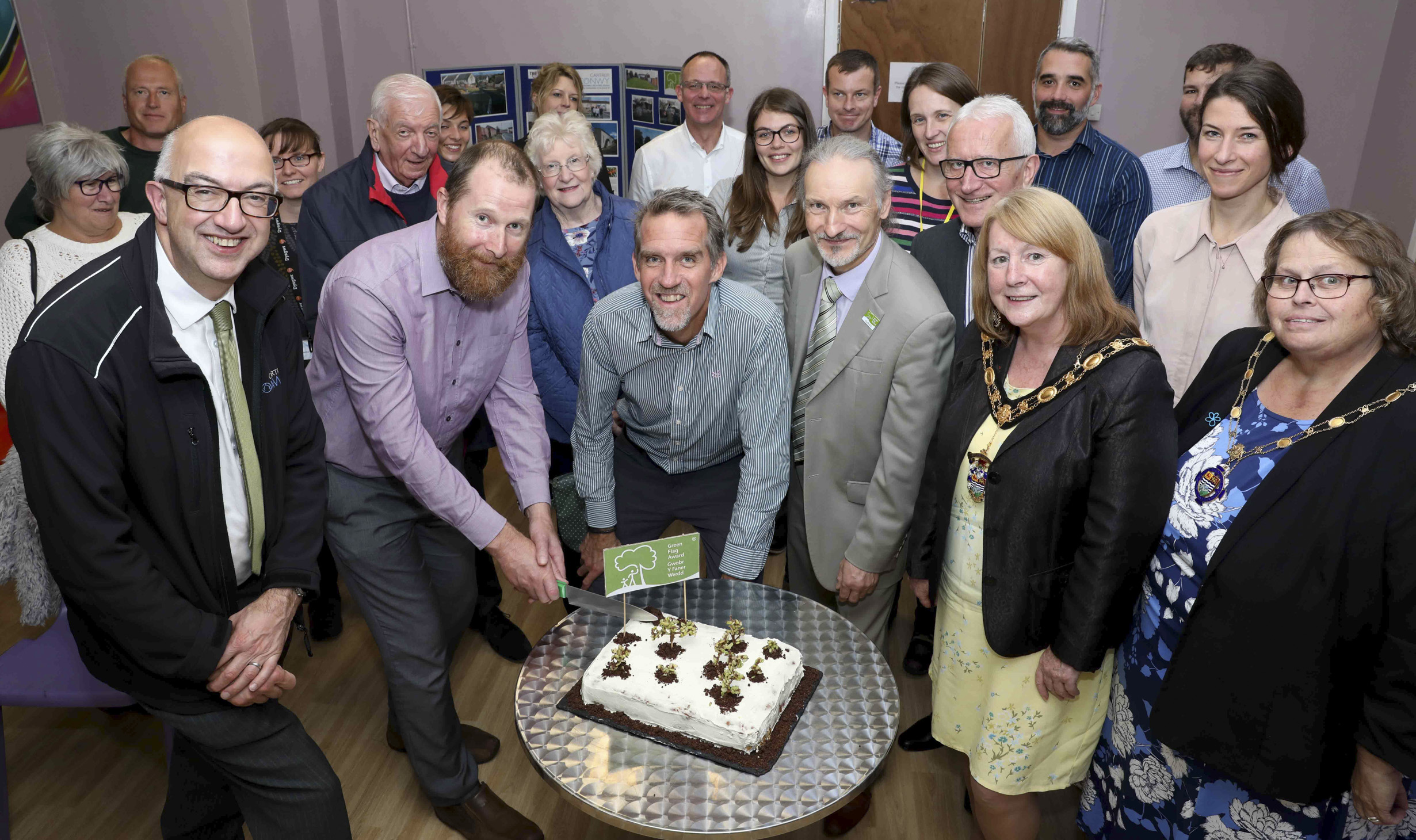 Flag raising ceremony to celebrate estate makeover that’s changed lives for the better