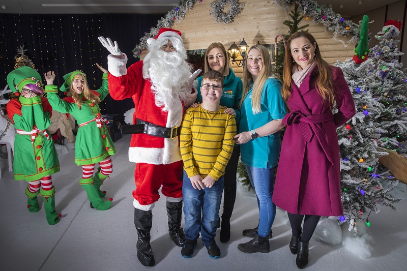 Callum VIP guest at official opening of Santa’s grotto raising money for charity   