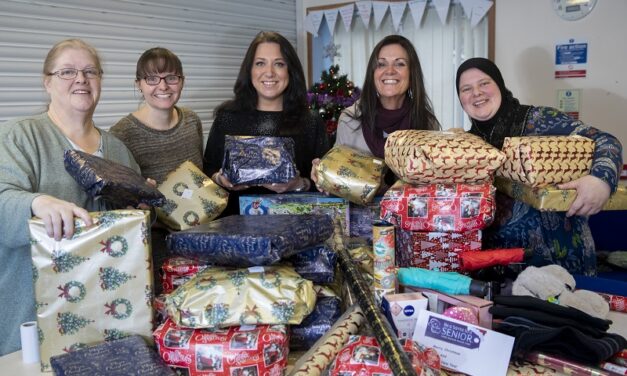 Christmas wrappers bring festive cheer to older people living alone