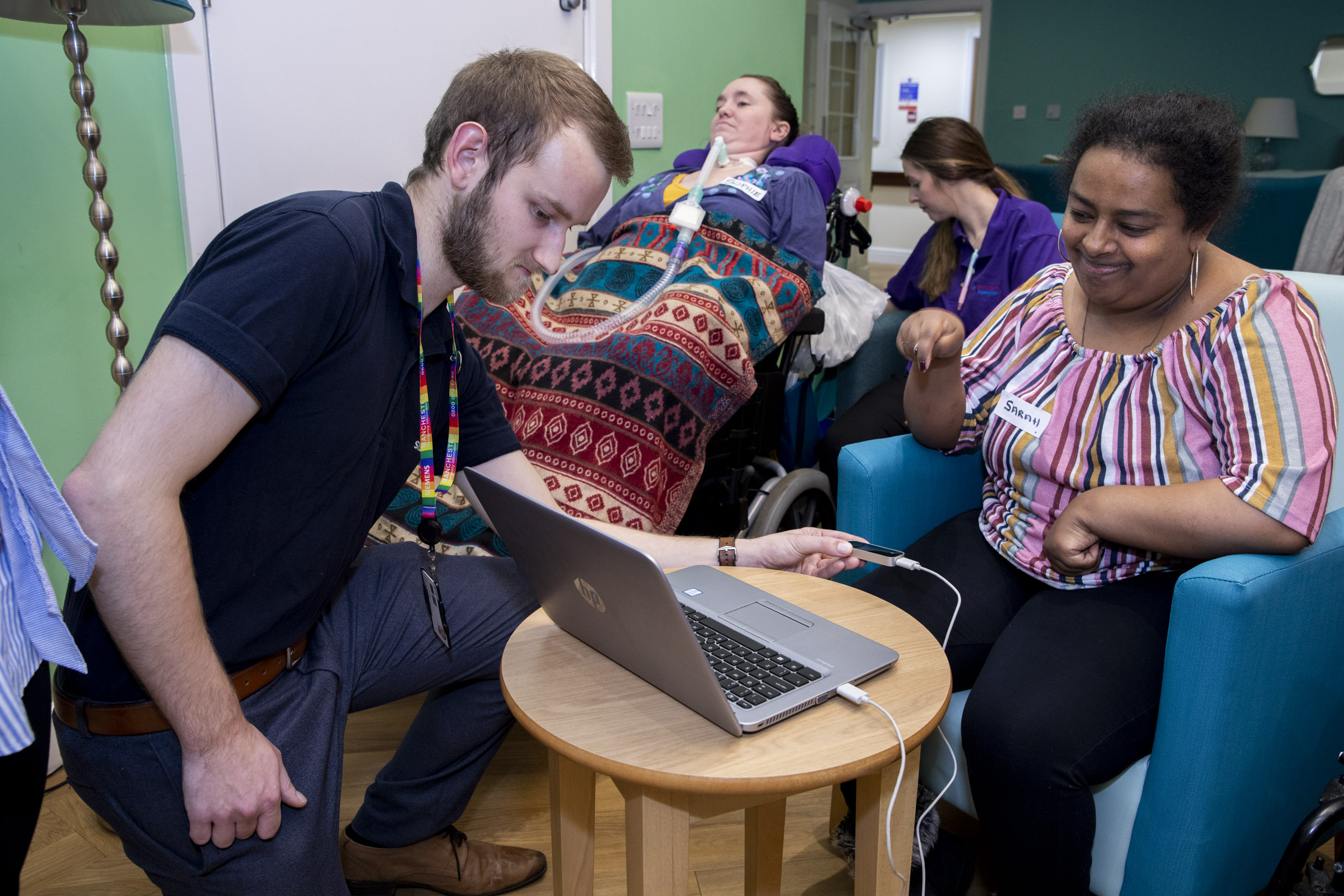 Care home residents make music with revolutionary device