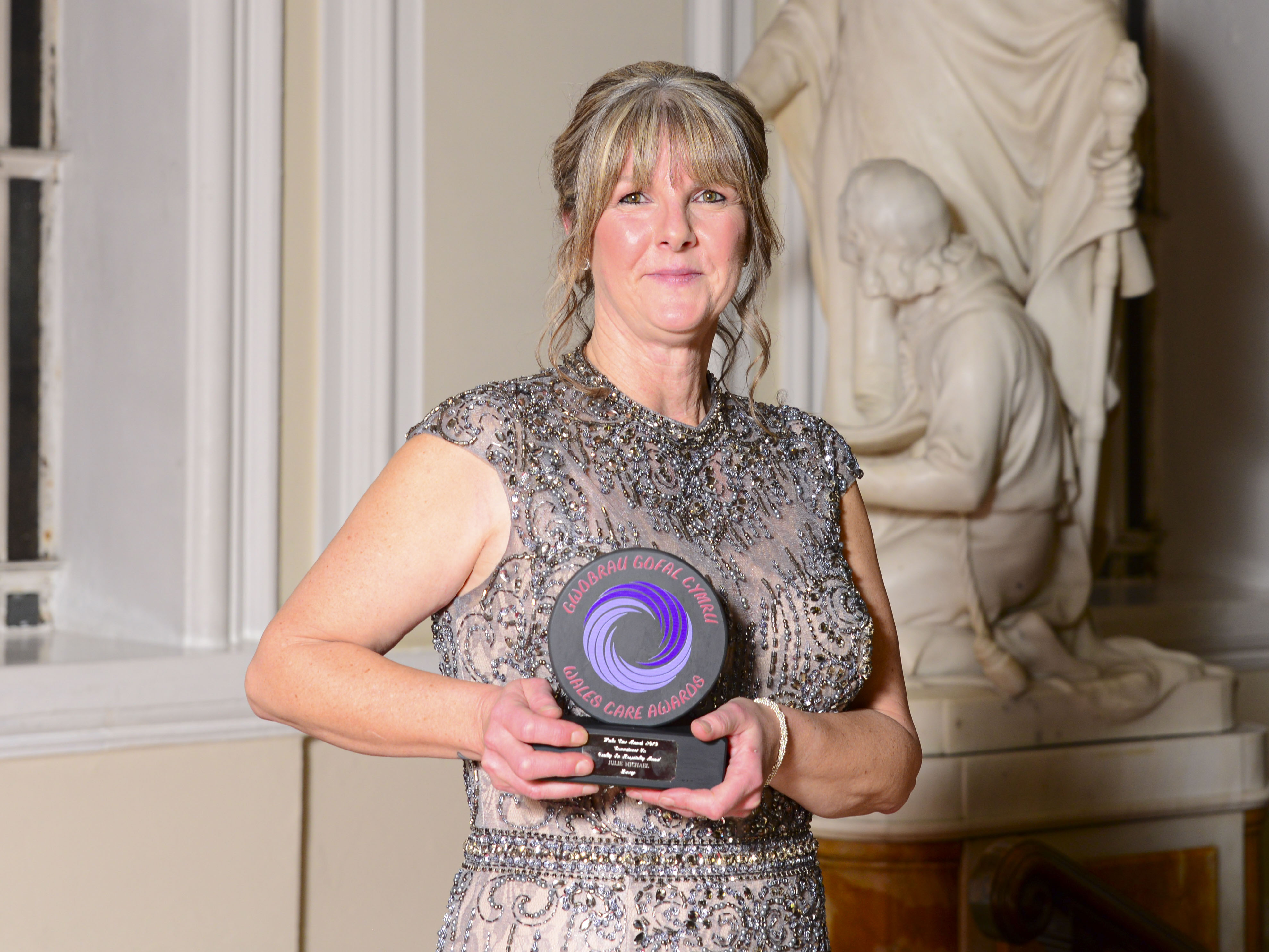 Care home housekeeper cleans up at awards