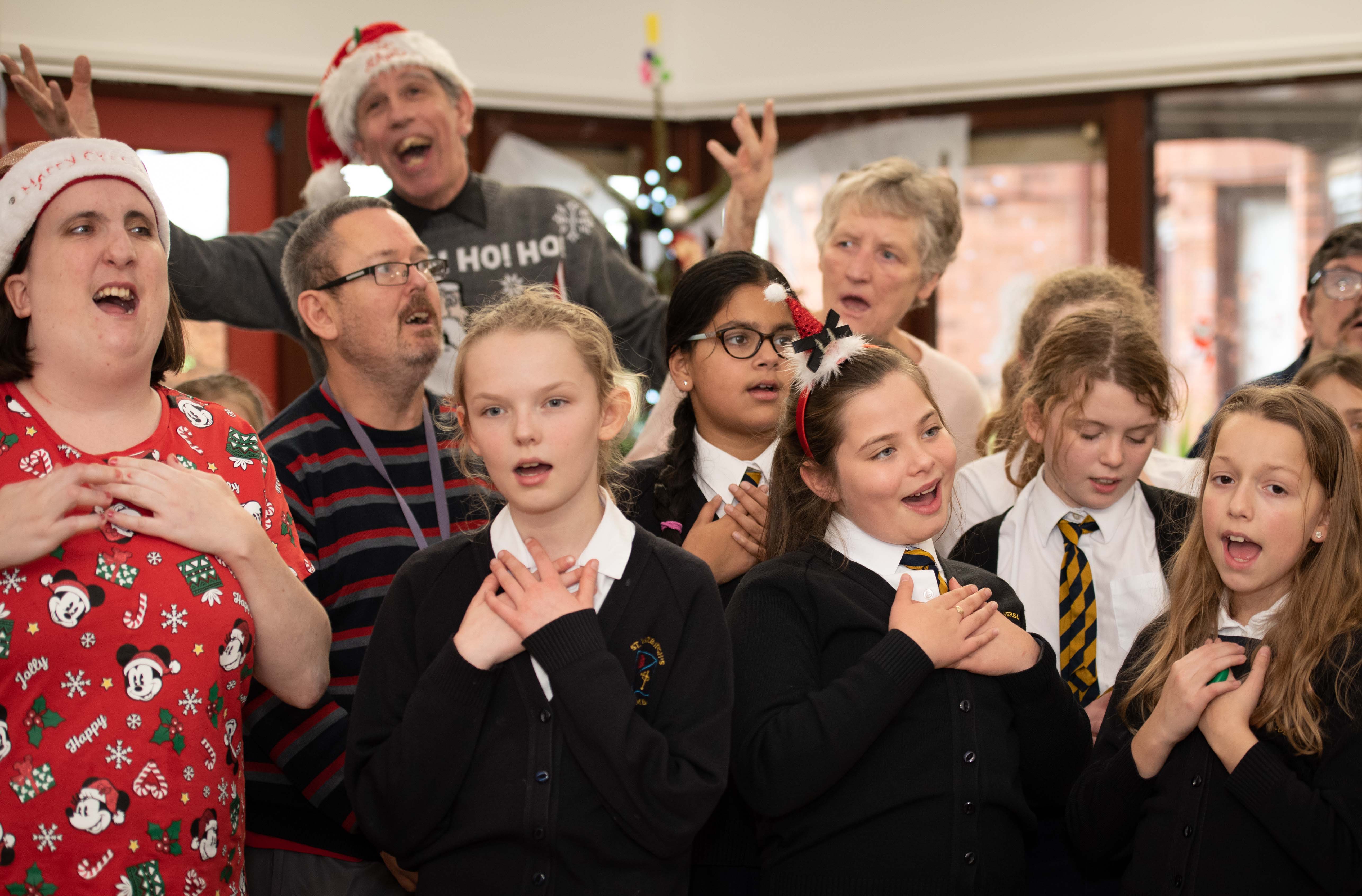 Wrexham firm sponsors song workshop for schoolchildren and adults with learning difficulties