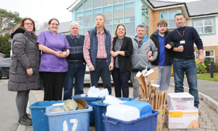 Recycling heroes help care home go green