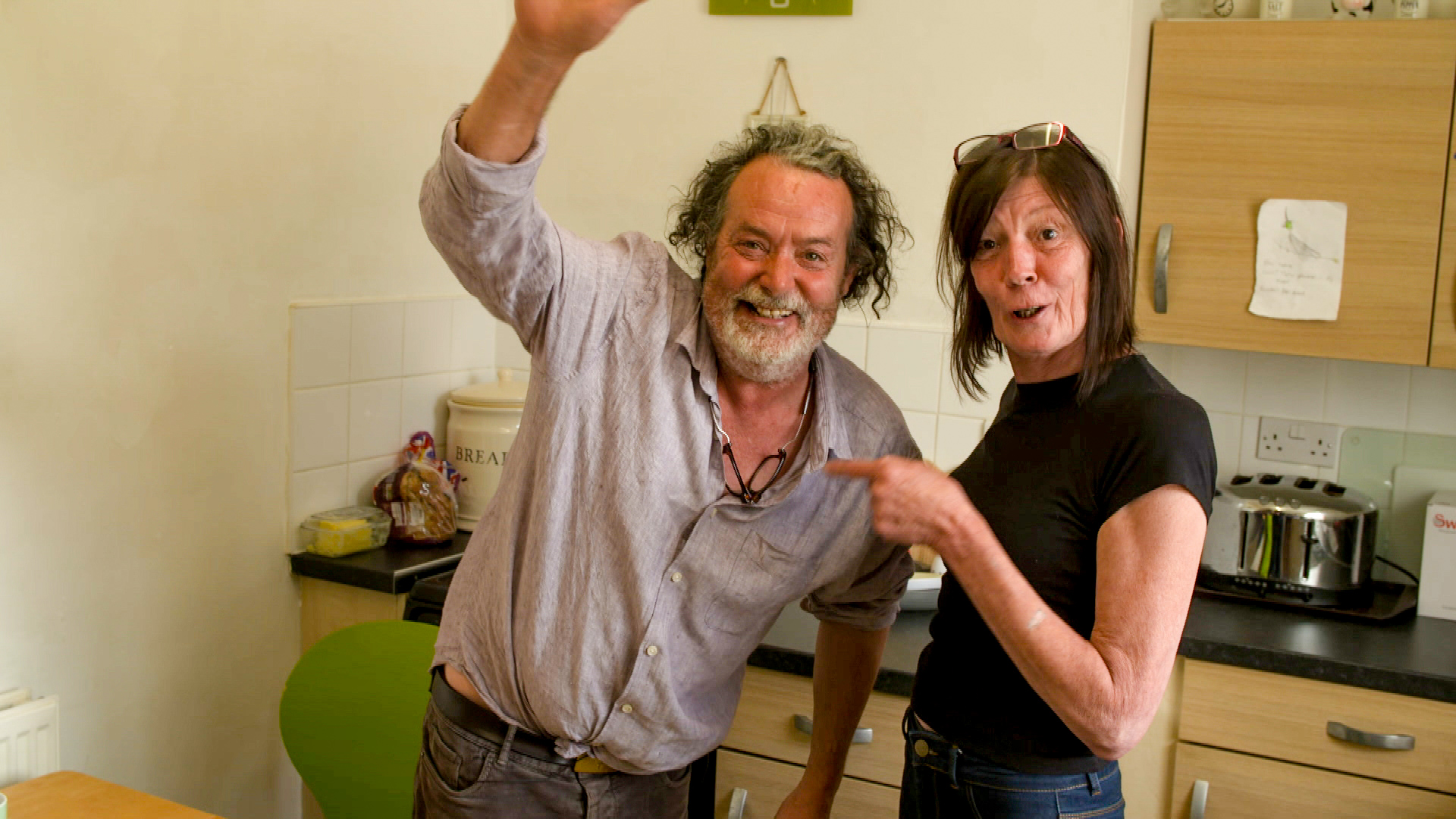 Mum-of-three with dementia rides off into the sunset after recreating iconic music video