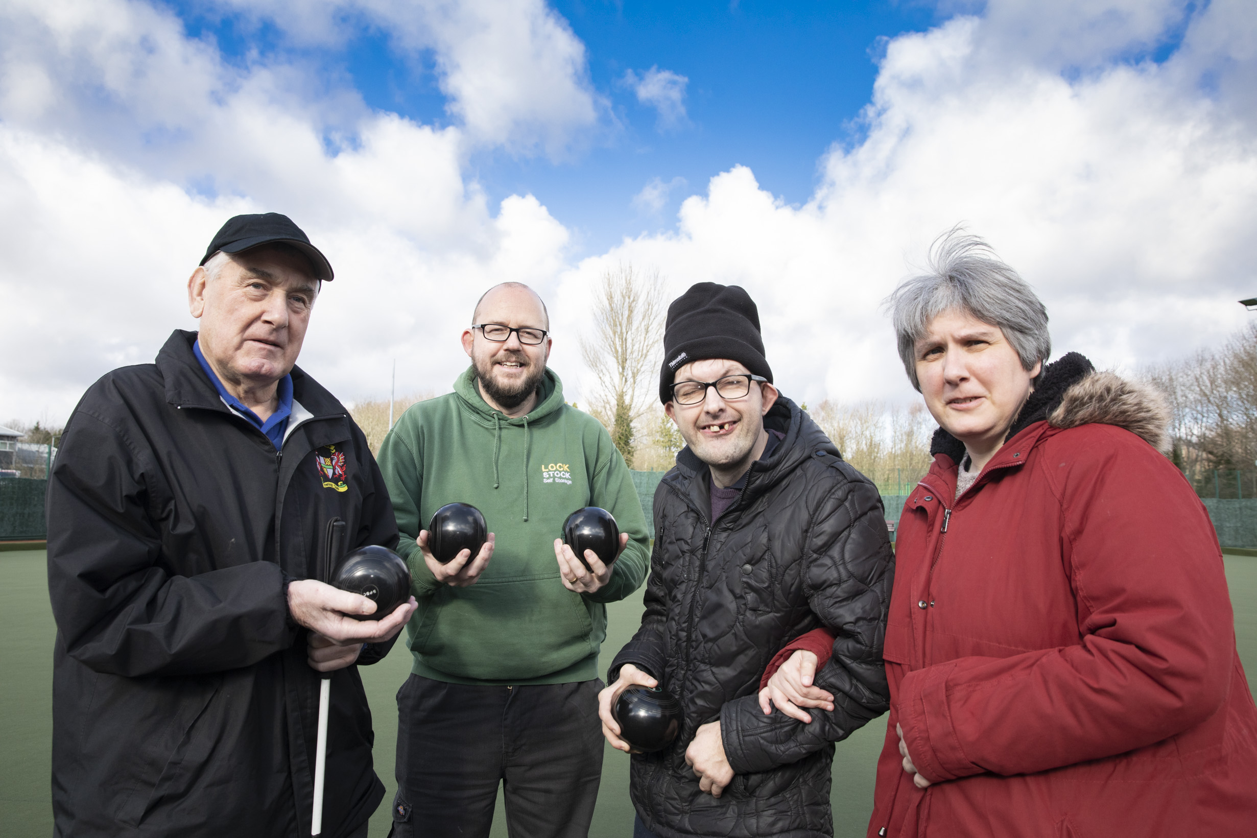 Storage giant helps blind bowlers beat disability on Bradley’s all-weather green