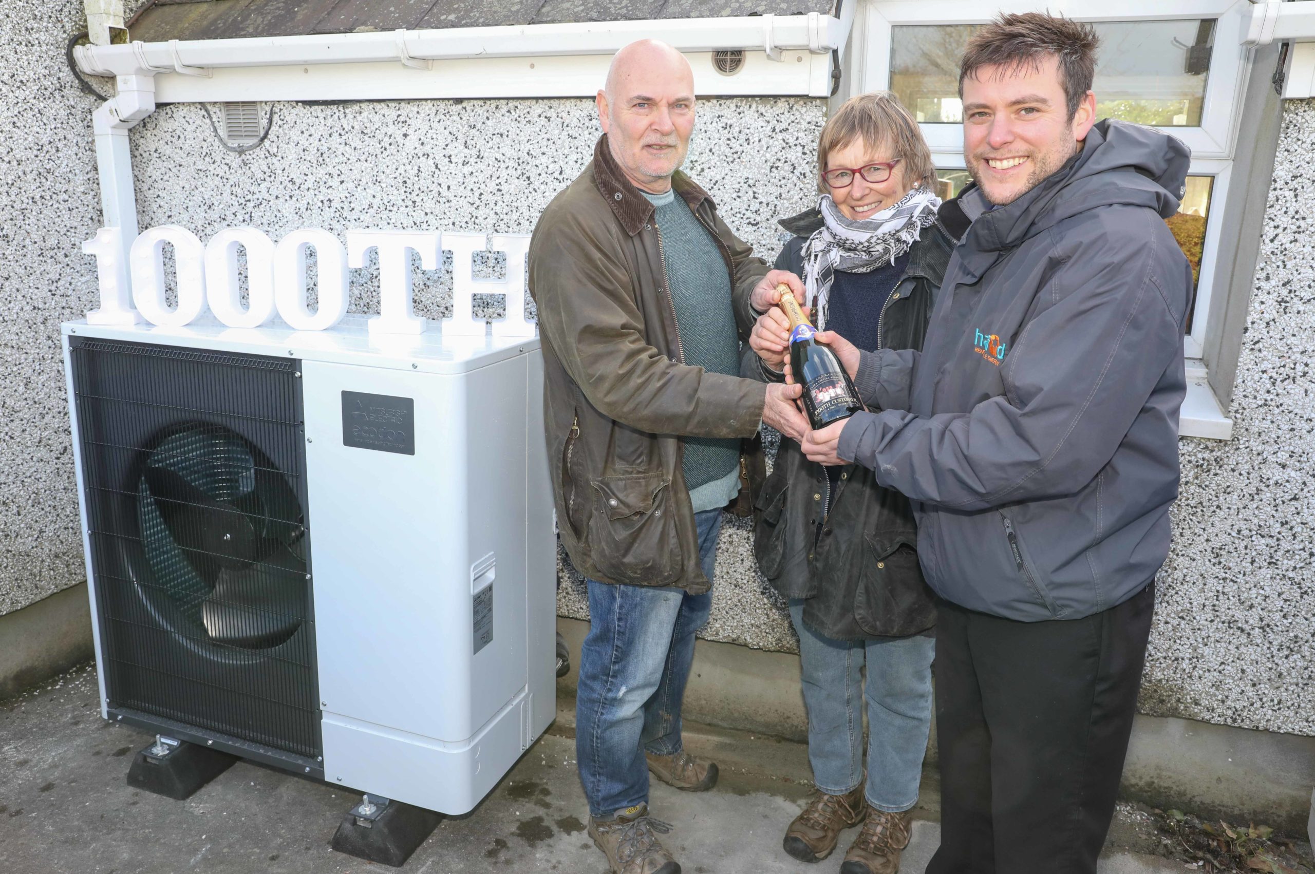 Green energy experts chalk up their 1,000th installation in just ten years