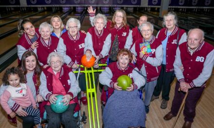 Twinkle-toed care home residents prove bowling is right up their alley – in their 90s