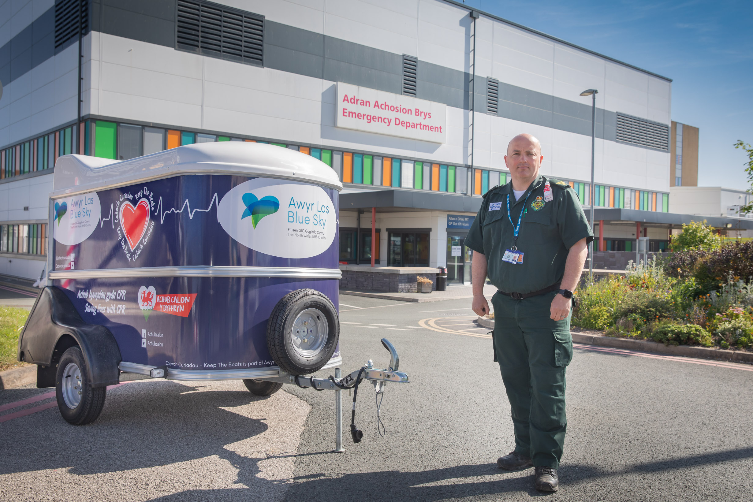 Trailer provides Covid-19 lifeline delivering essential supplies to North Wales hospitals