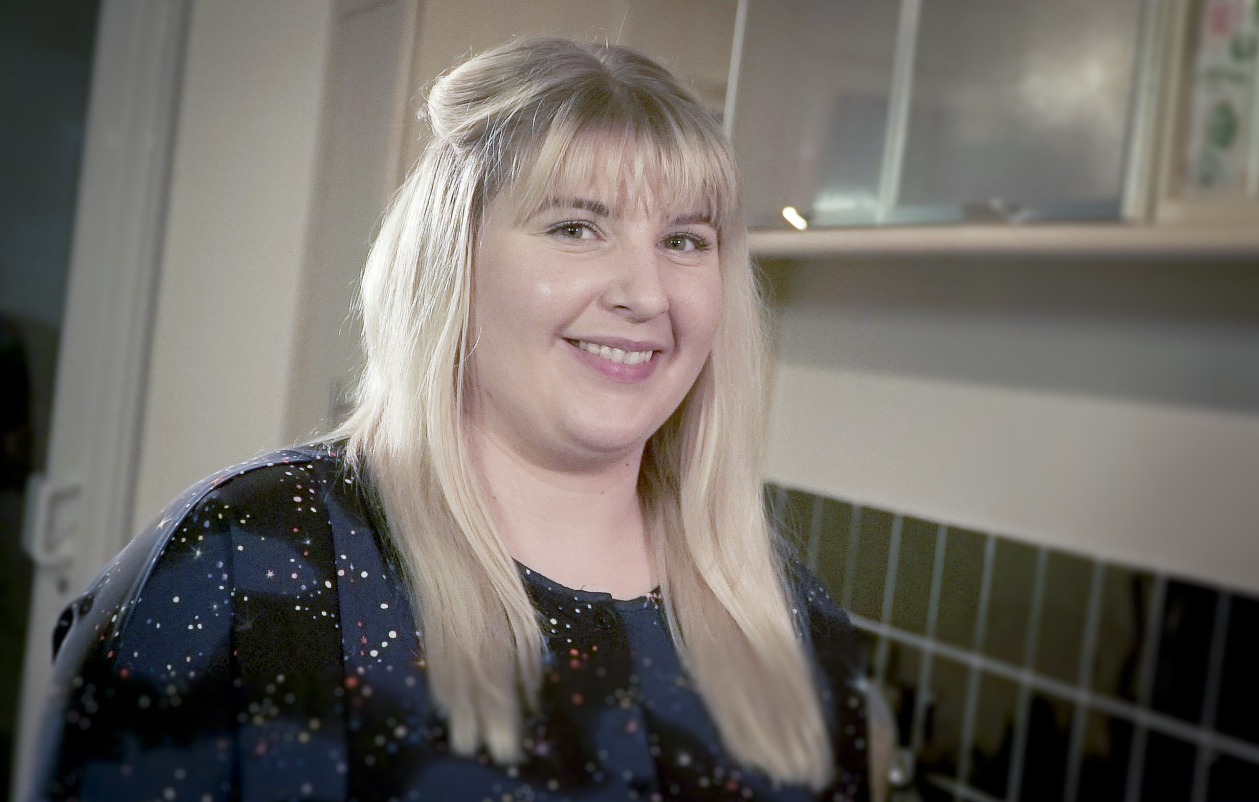 Mum-of-two Rhiannon aims to be twice woman she used to be but half the size after starring on TV