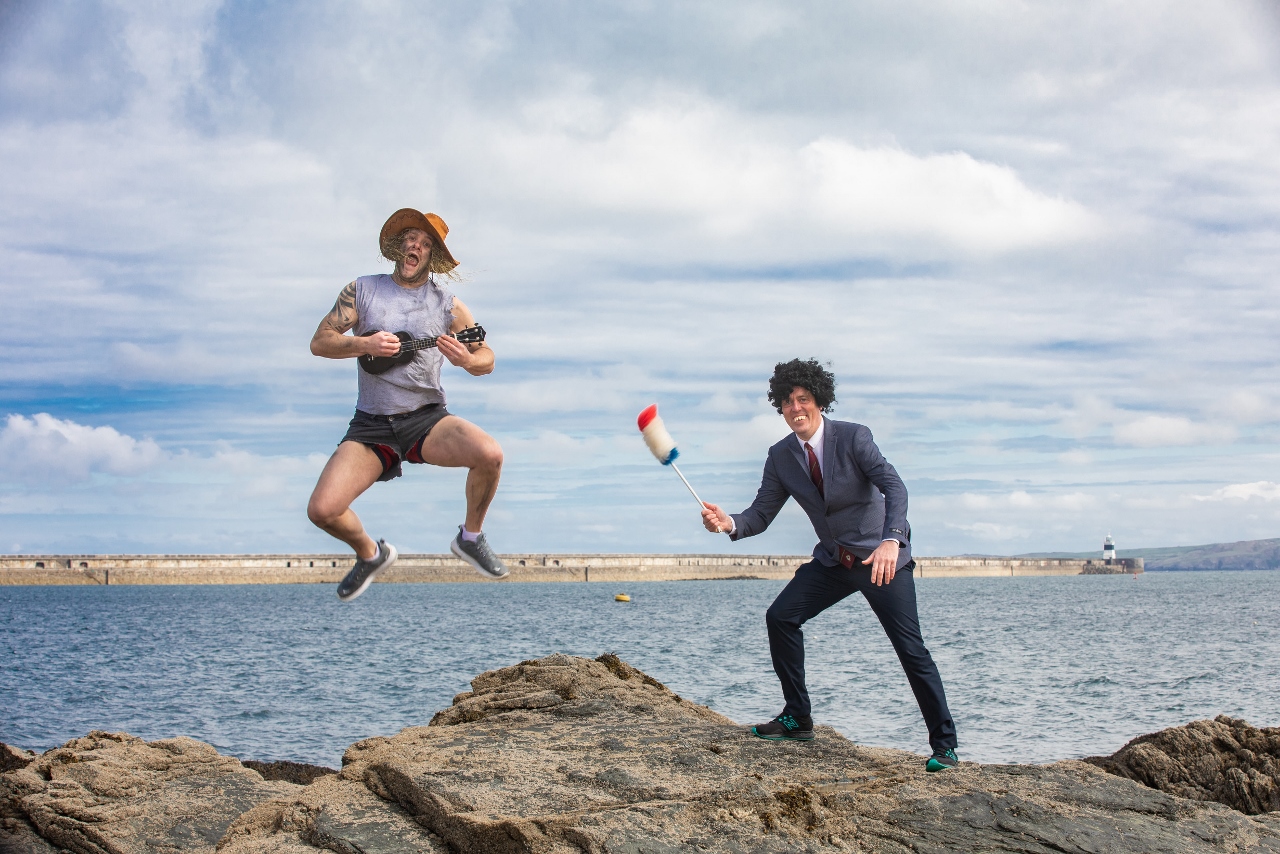 Ex-soldier with PTSD and soccer ref team up to raise cash for NHS with comic videos