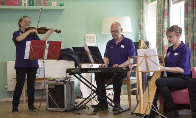 Musical love letters sent to locked down care home residents