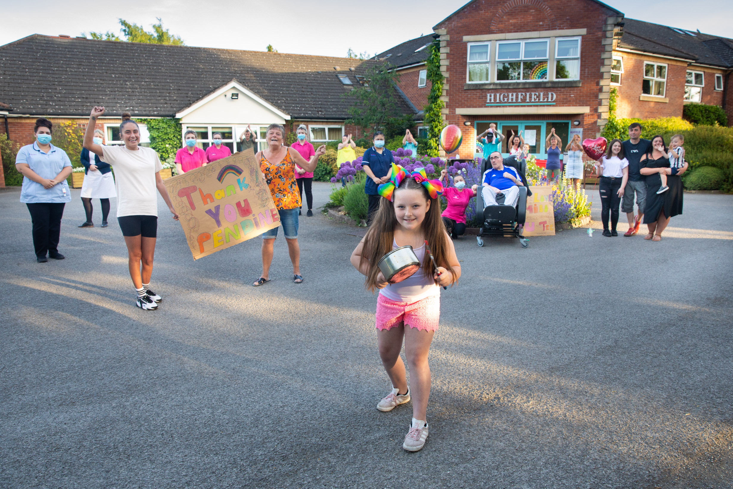 Applause rings out at care home in heartfelt thanks from family