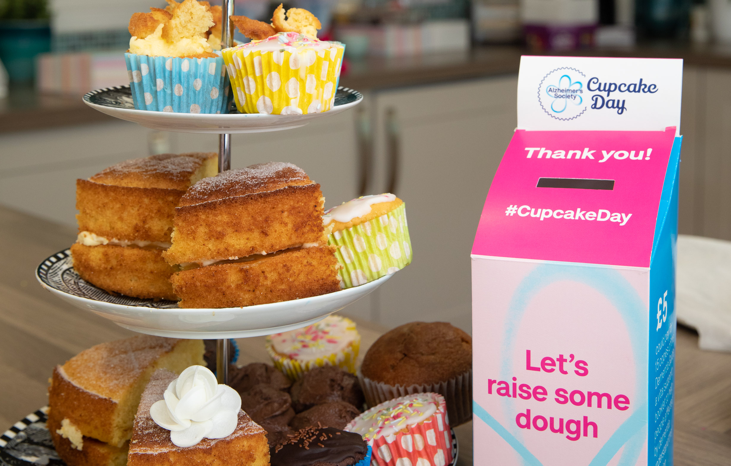Raising money for dementia charity is a piece of cake
