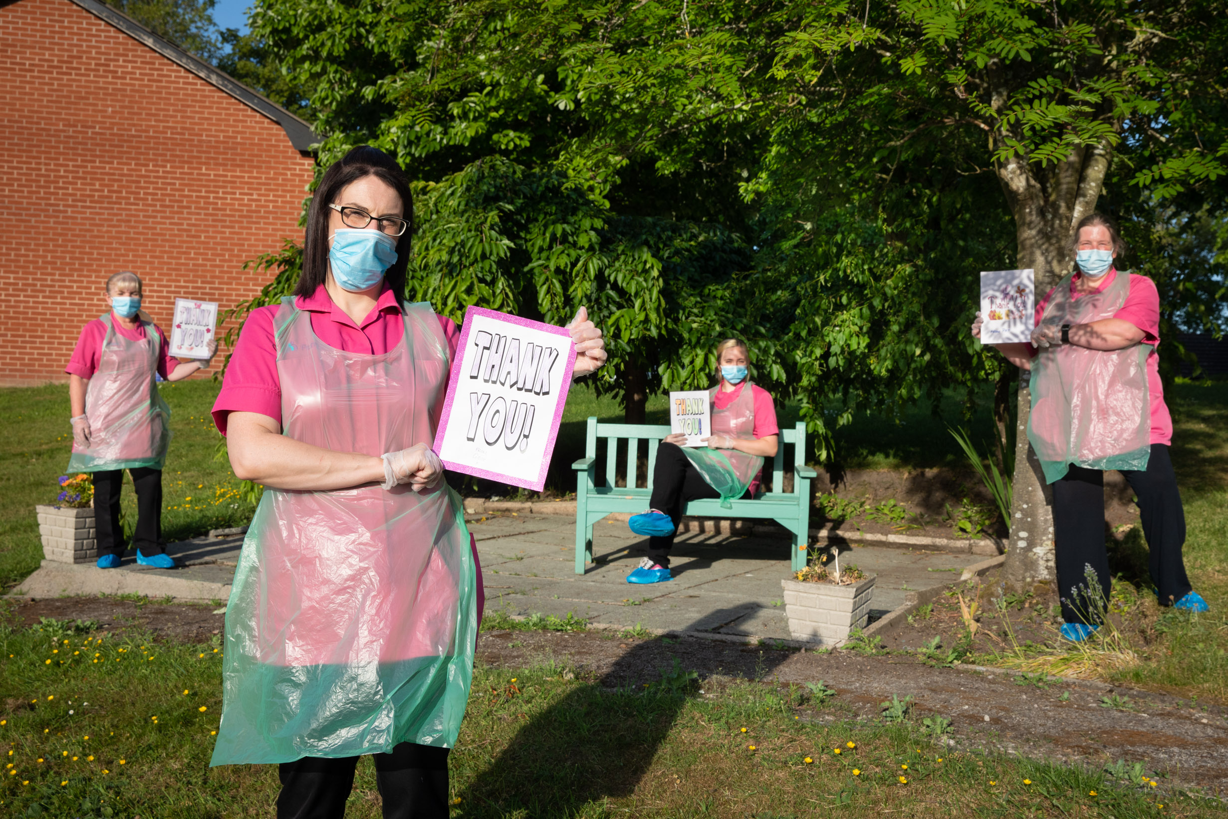 Care staff and residents “humbled” by kind gifts