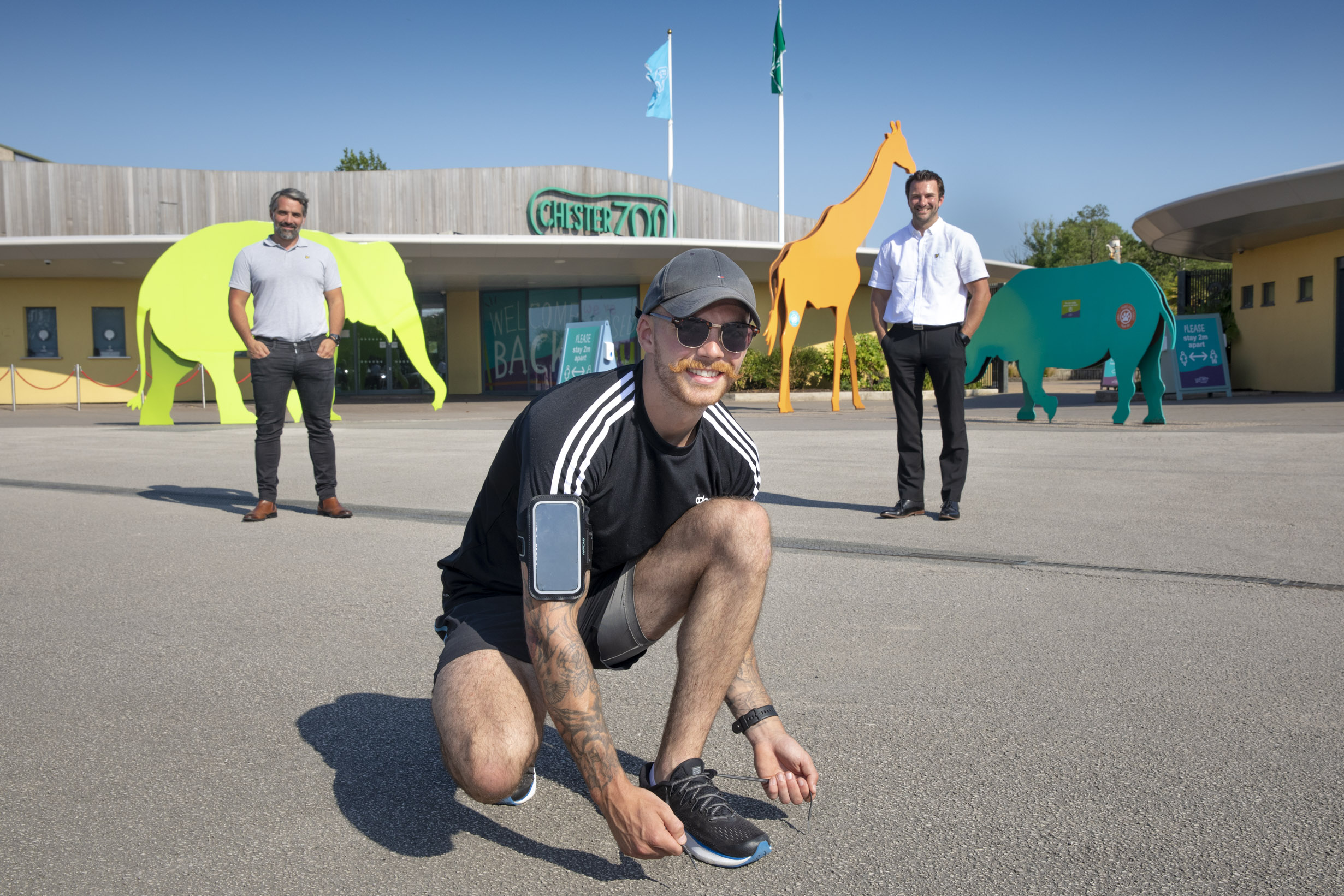 Ex-Marine tackles month-long 496-mile run for the animals of Chester Zoo