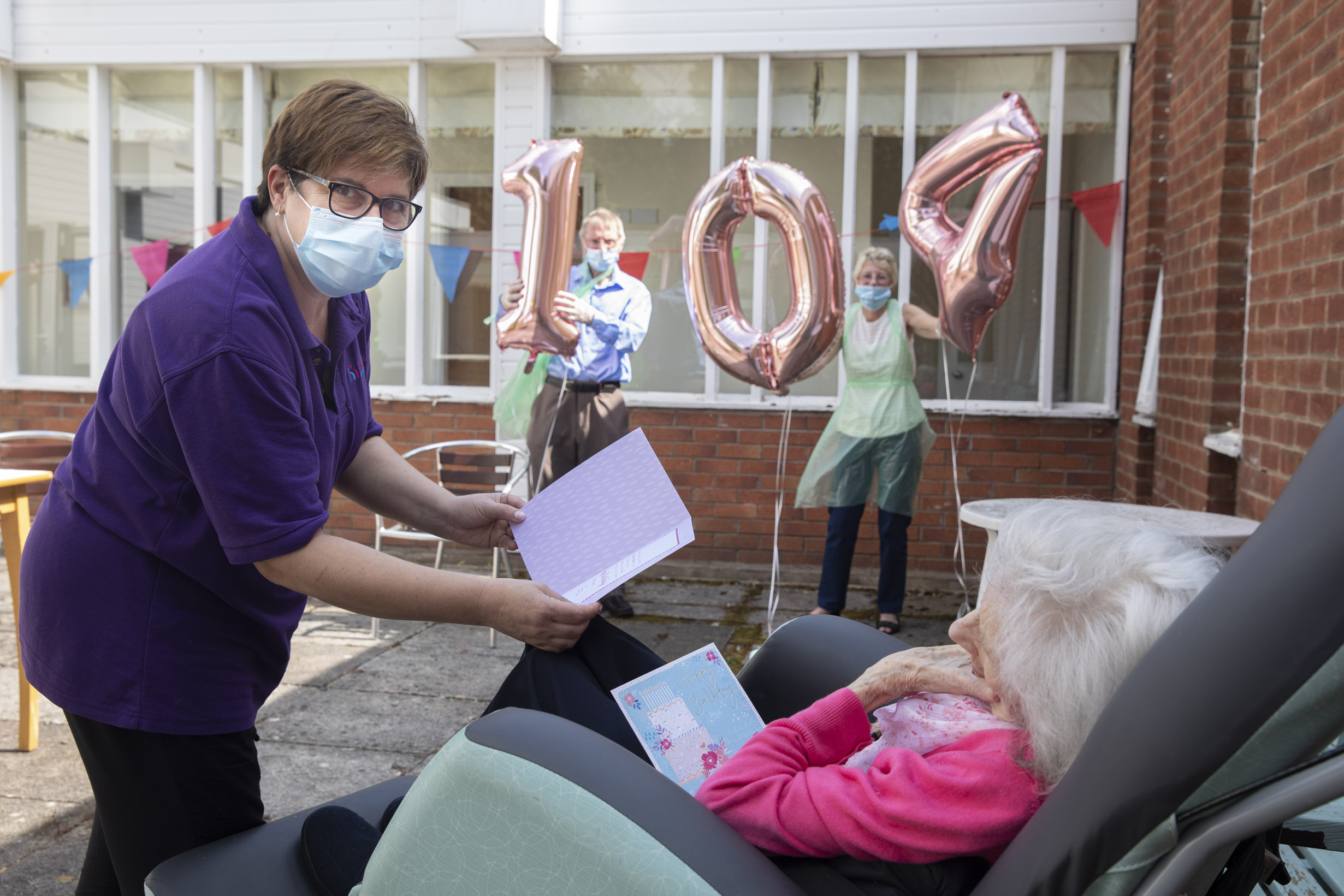 “Wonderful” Bessie celebrates 104th birthday under lockdown