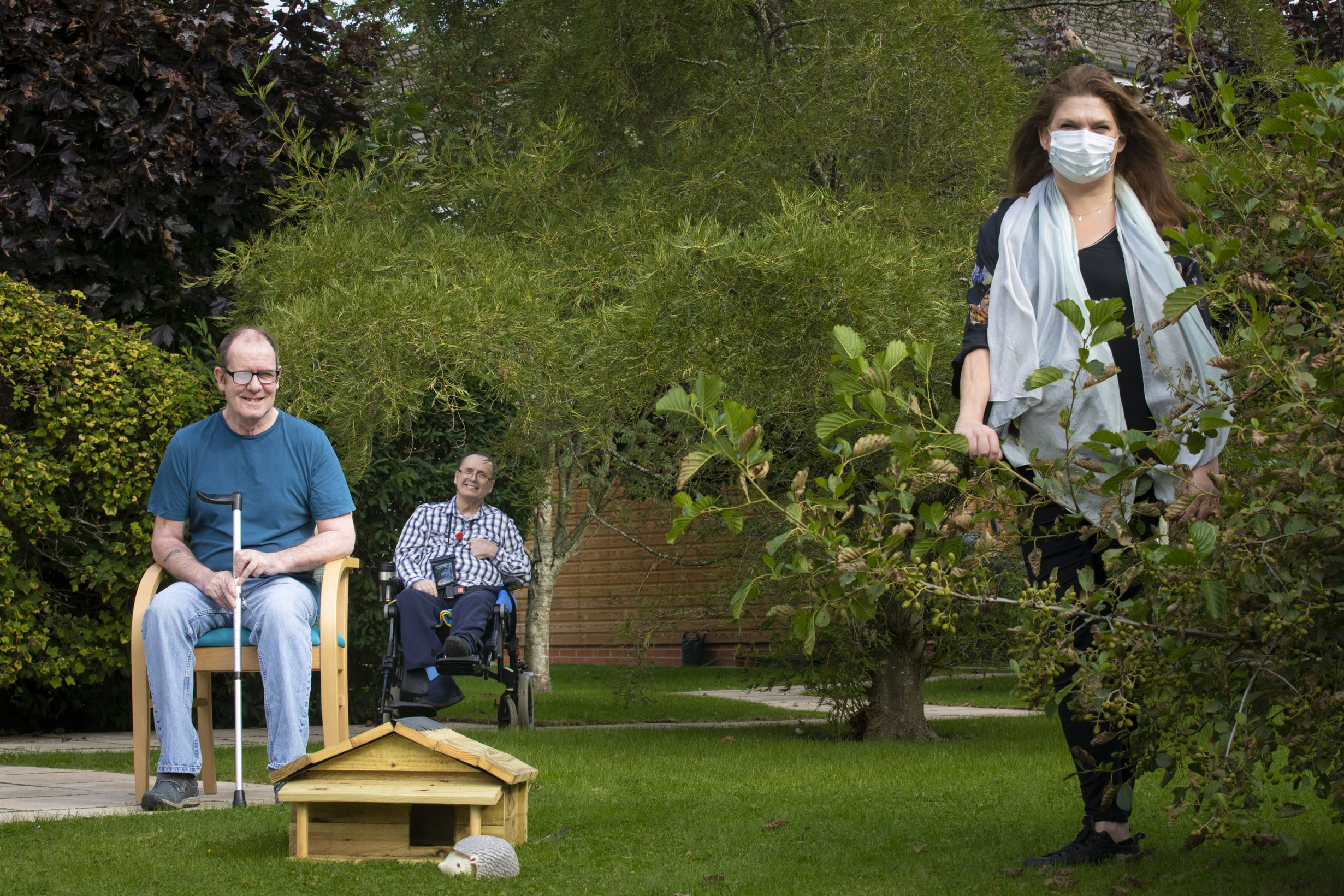 Animal magic at hedgehog hotel enchants care home residents