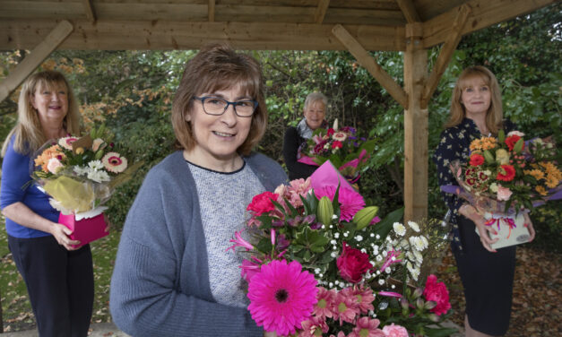 Trio of big-hearted care home managers celebrate a total of 60 years’ service