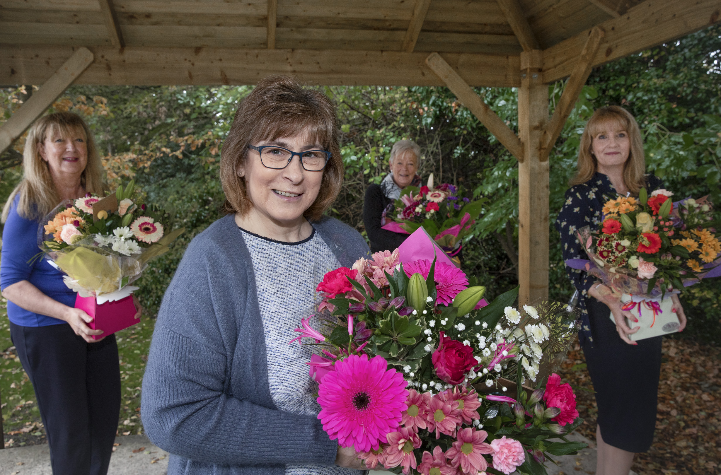 Trio of big-hearted care home managers celebrate a total of 60 years’ service