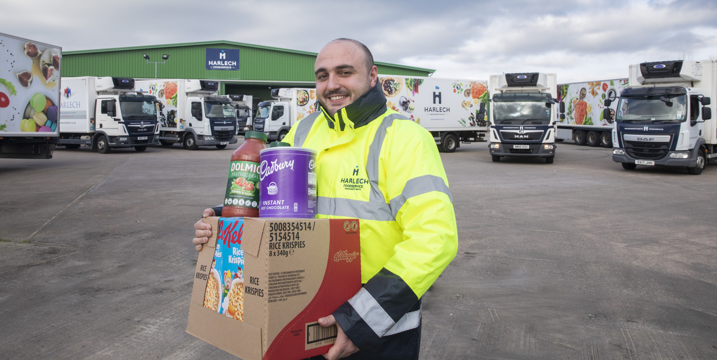 North Wales food wholesaler ramps up food bank deliveries with ten trucks